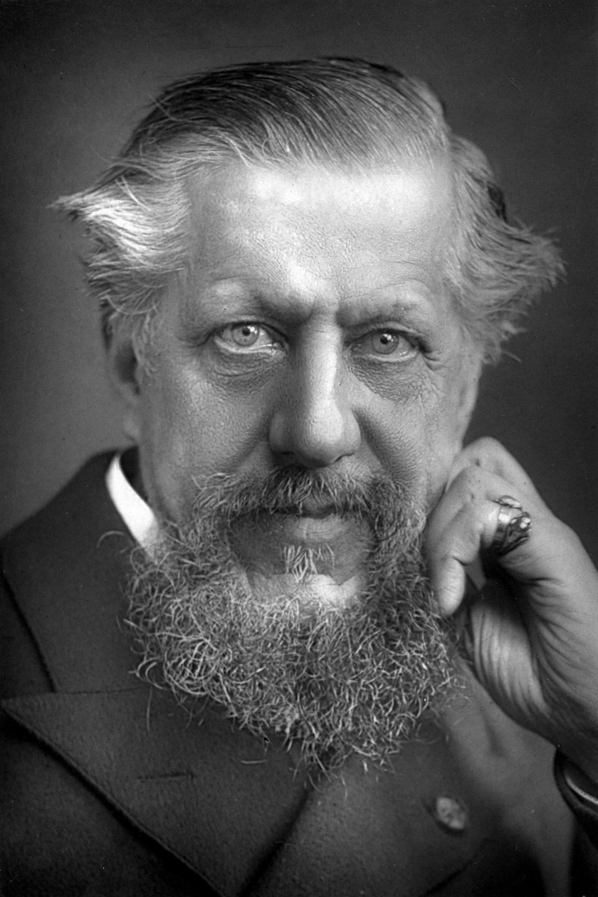Sir Edwin Arnold 1832-1904, engelsk digter og journalist, 1893. af William and Daniel Downey