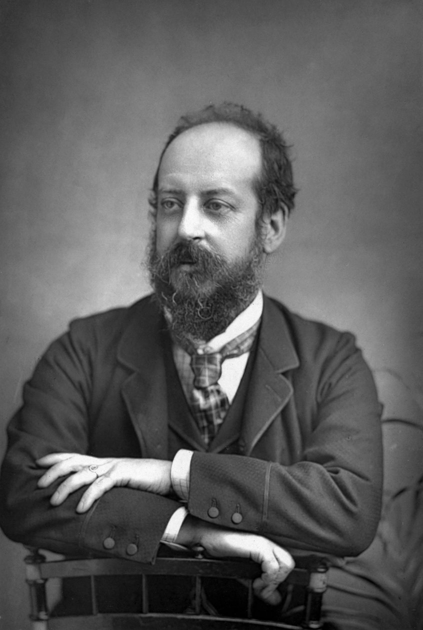 Sir James Dromgole Linton 1840-1916, engelsk maler, 1890. af William and Daniel Downey