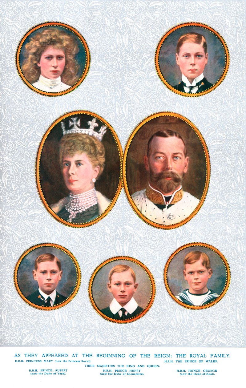 Den kongelige familie, c1935 af William and Daniel Downey