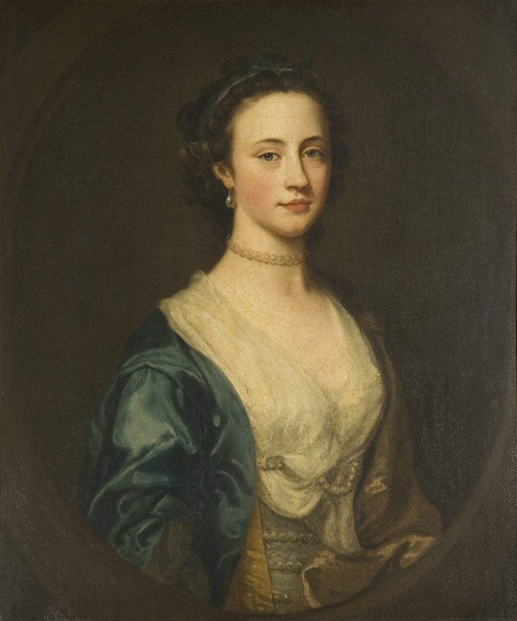 Portræt af Miss Elizabeth Jesser (olie på lærred) af William Hoare