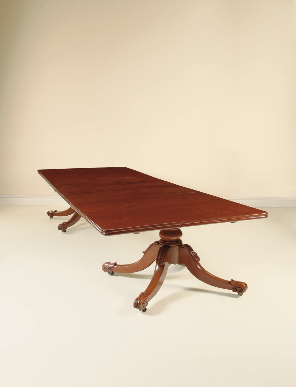 Irsk George IV spisebord med to piedestal, ca. 1825 (mahogni) af Williams and Gibton (attr. to) Mack