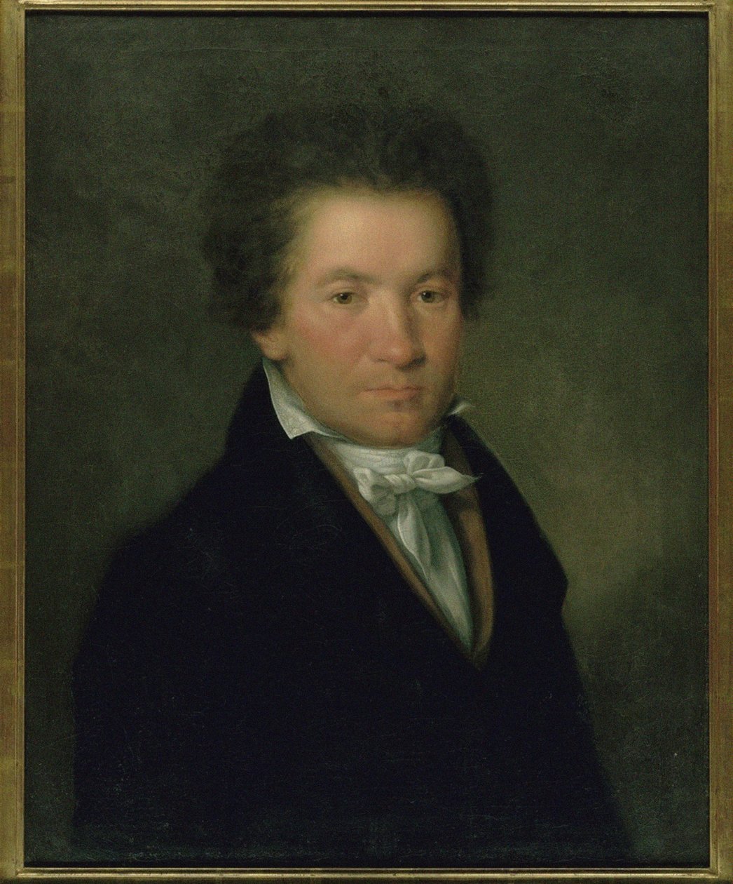 Portræt af Ludwig van Beethoven, 1815. af Willibrord Josef Maehler