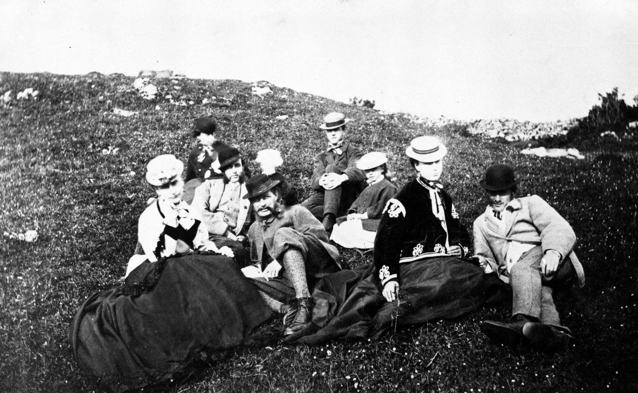 En victoriansk vandrefest, ca.1860-80 af Willoughby Wallace Hooper