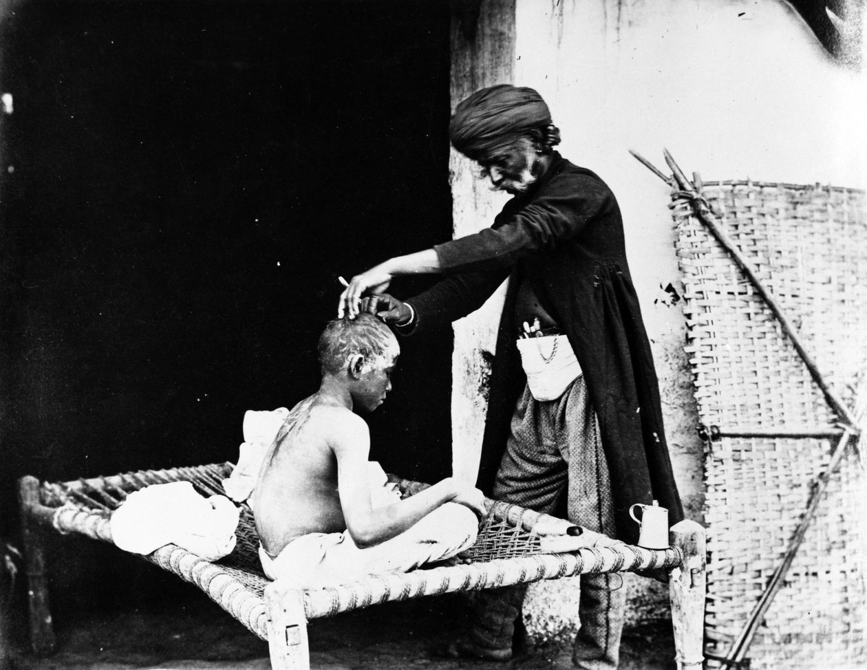 Frisør, ca. 1870