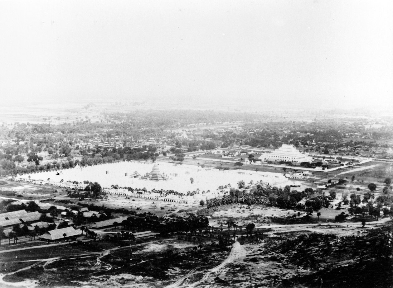 Udsigt fra Mandalay Hill, Burma 1886 af Willoughby Wallace Hooper