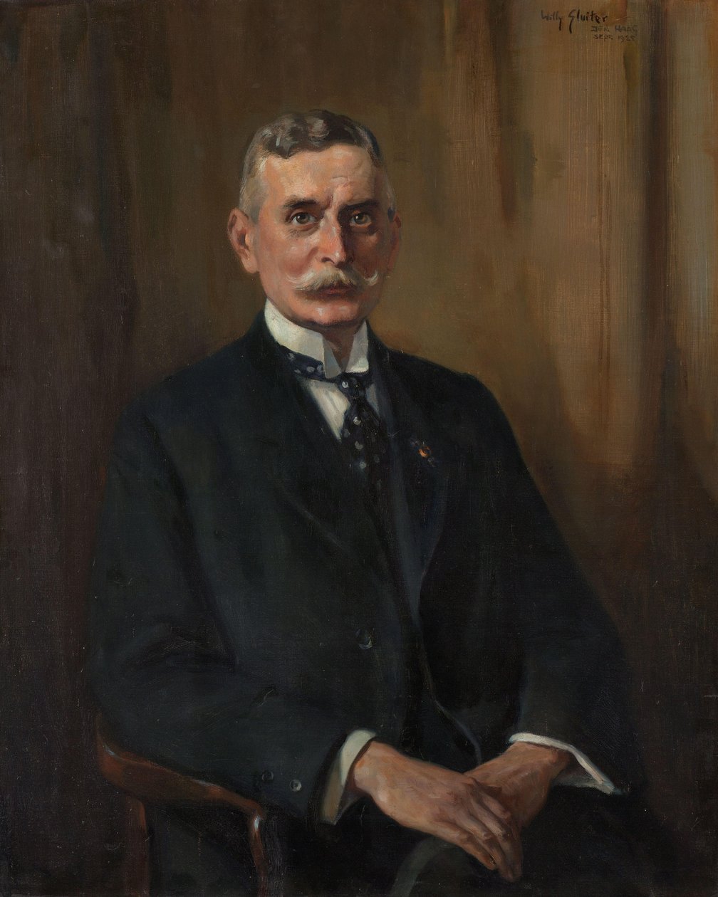 Jacob Christiaan Koningsberger (1867-1951). Formand for Folkerådet (1918-19) af Willy Sluiter
