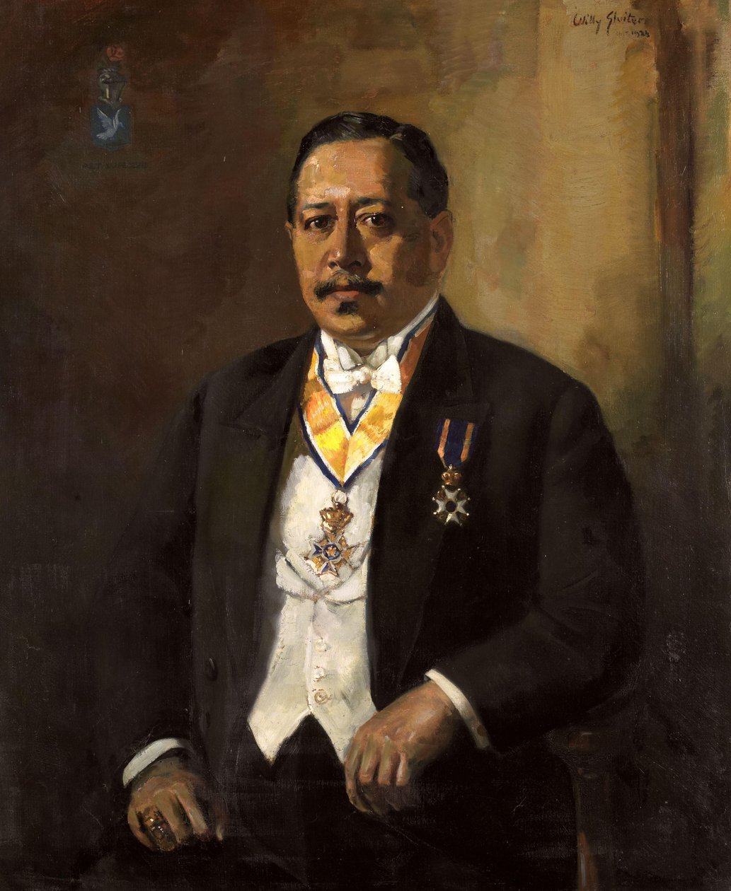 Willem Martinus Godfried Schumann (1877-1952). Formand for Folkerådet (1919-1925) af Willy Sluiter
