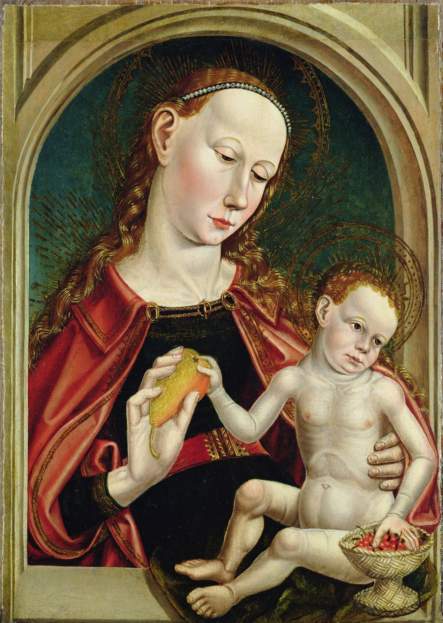 Maria og spædbarnet Kristus, 1510 af Wilm Dedecke