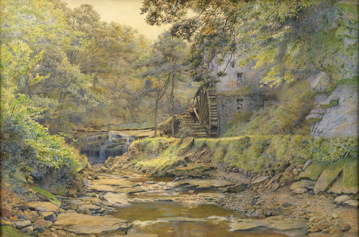 En Yorkshire Mill, 1886 af Wilmot Pilsbury