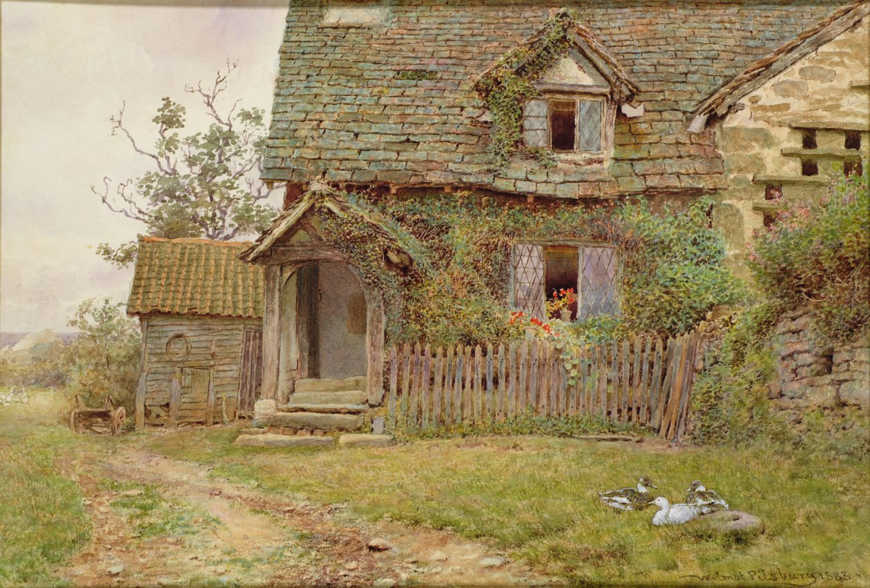 Sommerhus ved Mansell Lacy nær Hereford af Wilmot Pilsbury