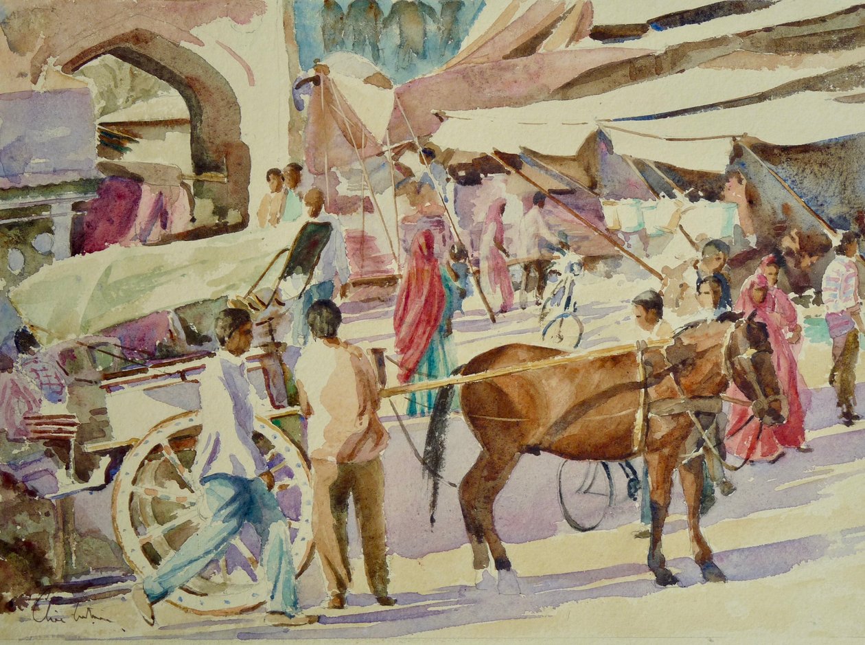 680 klokketårnsmarked, Jodhpur af Wilson Clive