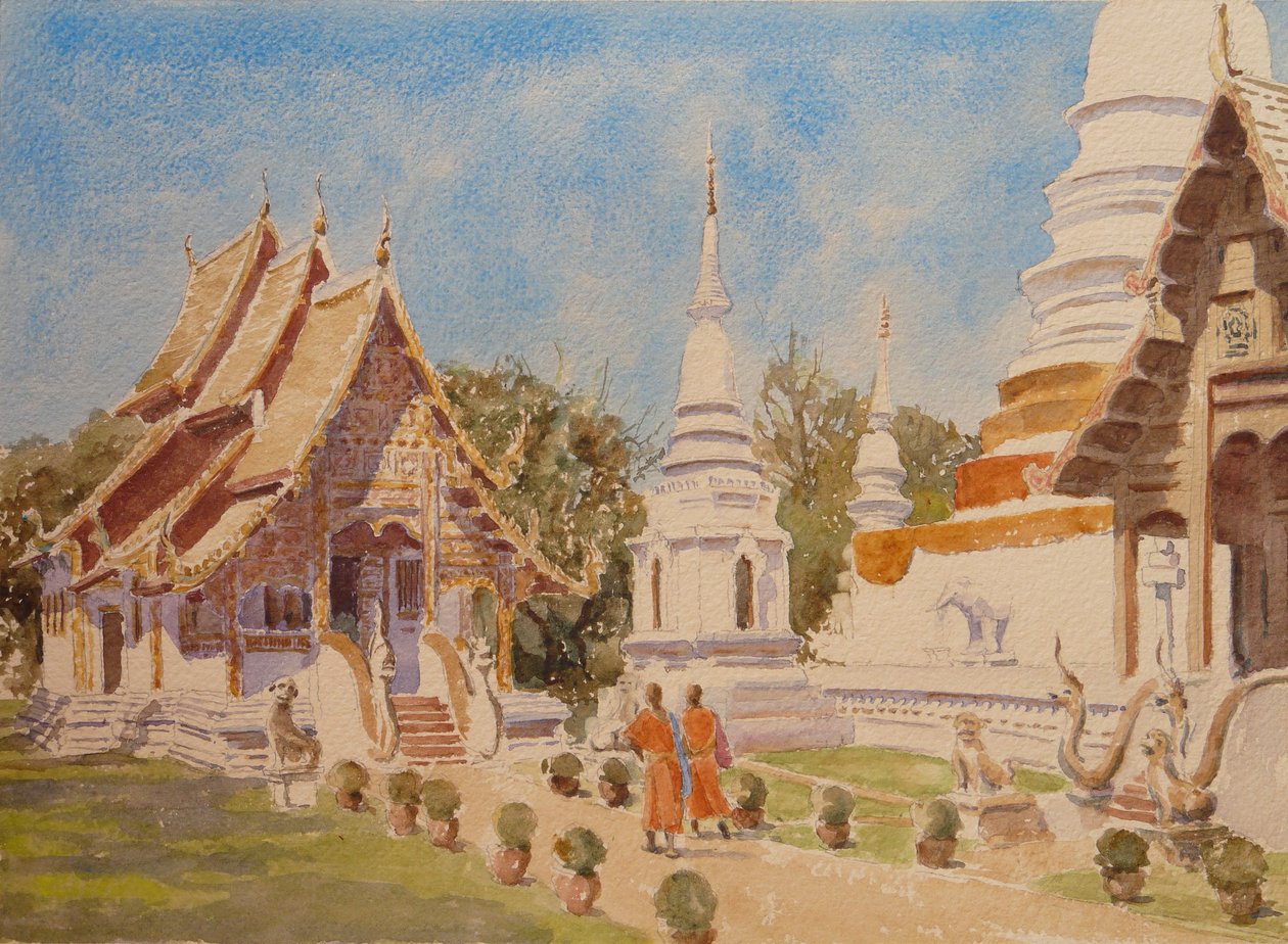 877 Wat Phra Singh, klart af Wilson Clive
