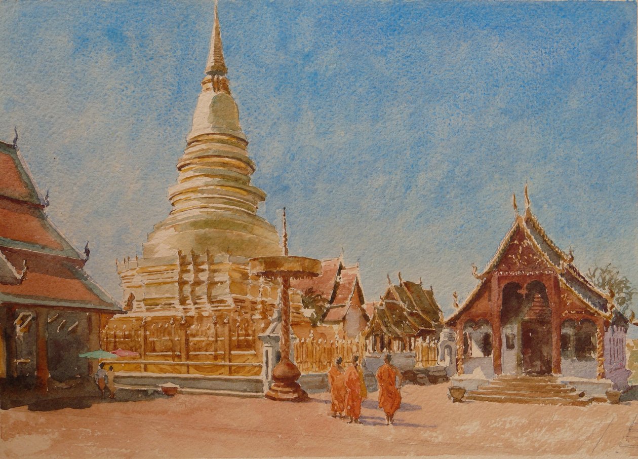 879 Wat Phrathat Haripunchai, Lamphun af Wilson Clive