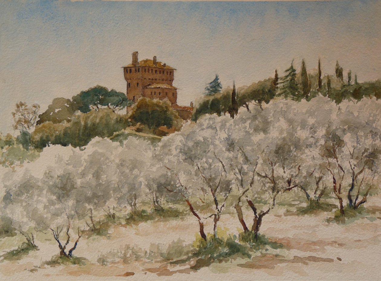 883 Pal Massaini, nr Pienza af Wilson Clive