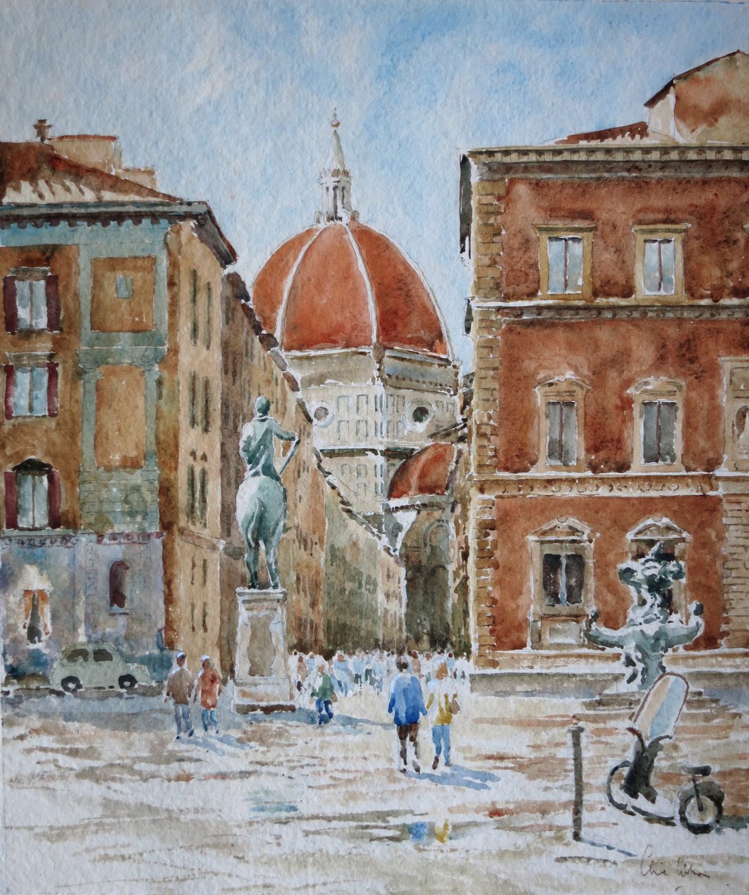 951 Piazza SS Annunziata, efter skybruddet af Wilson Clive