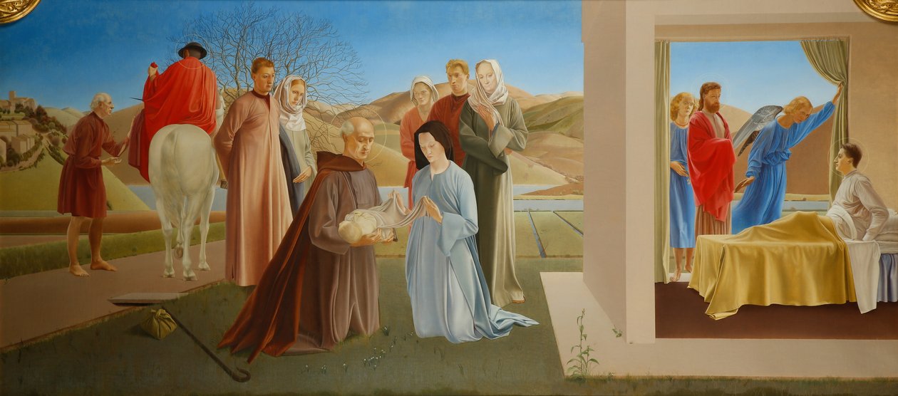 Triptykon - Sankt Martin af Tours af Winifred Knights
