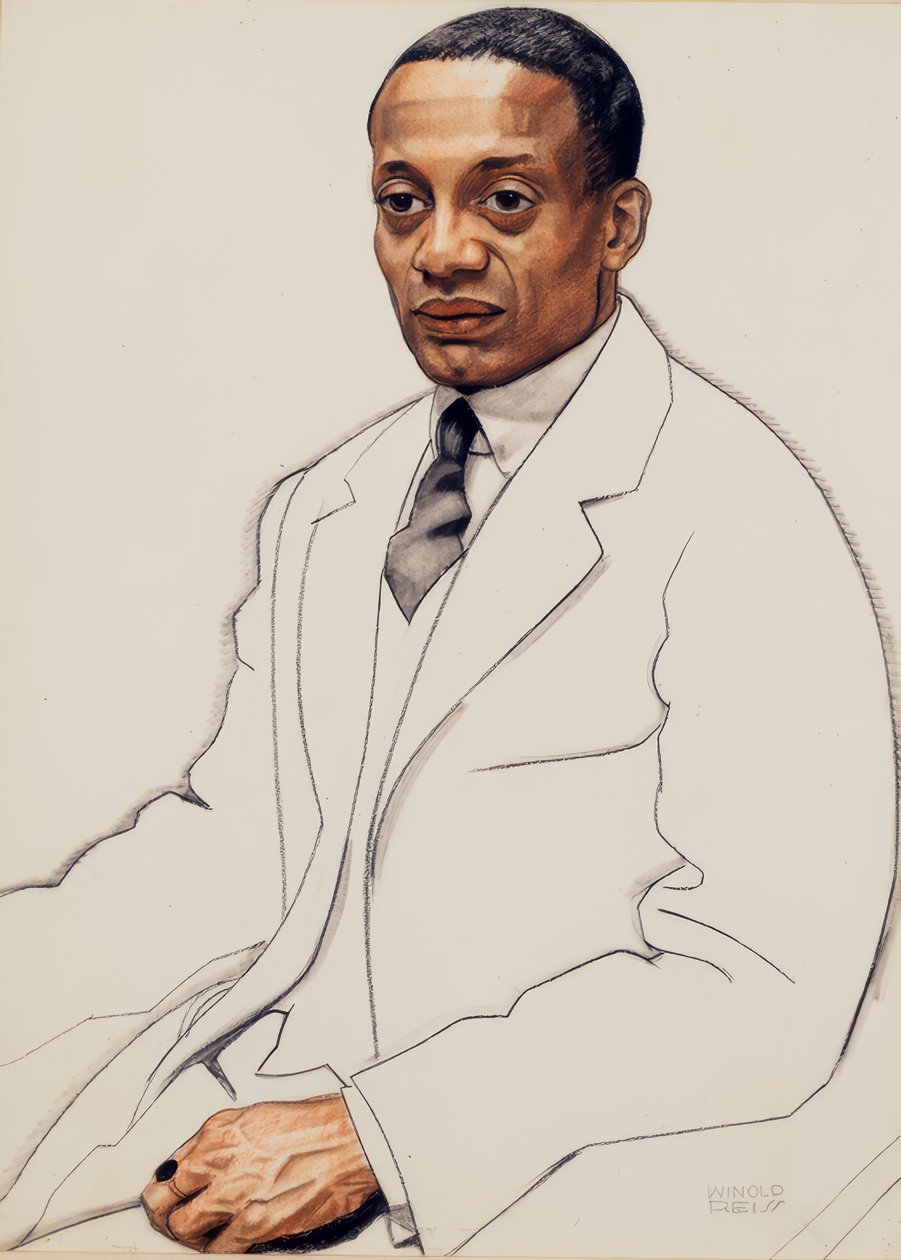 Alain Leroy Locke af Winold Reiss