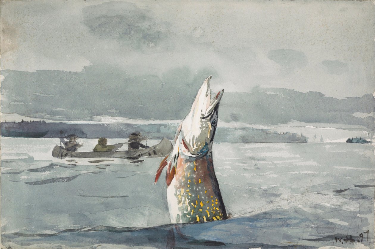 Lake St. John af Winslow Homer