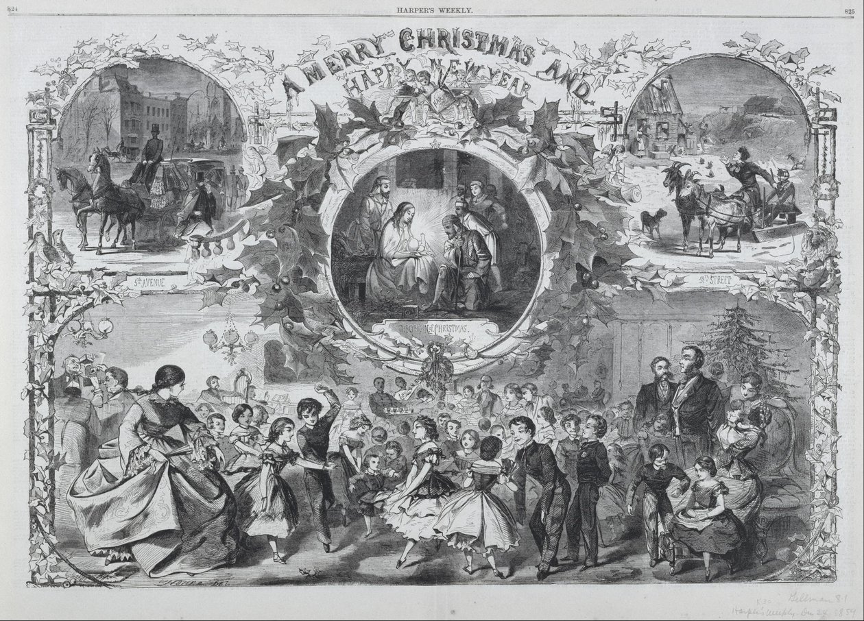 Glædelig jul og godt nytår af Winslow Homer