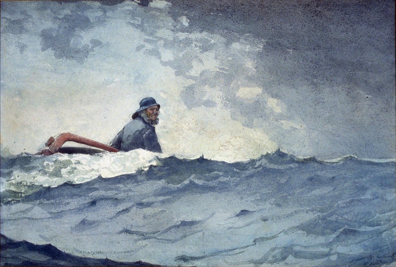 En bølge i havet af Winslow Homer