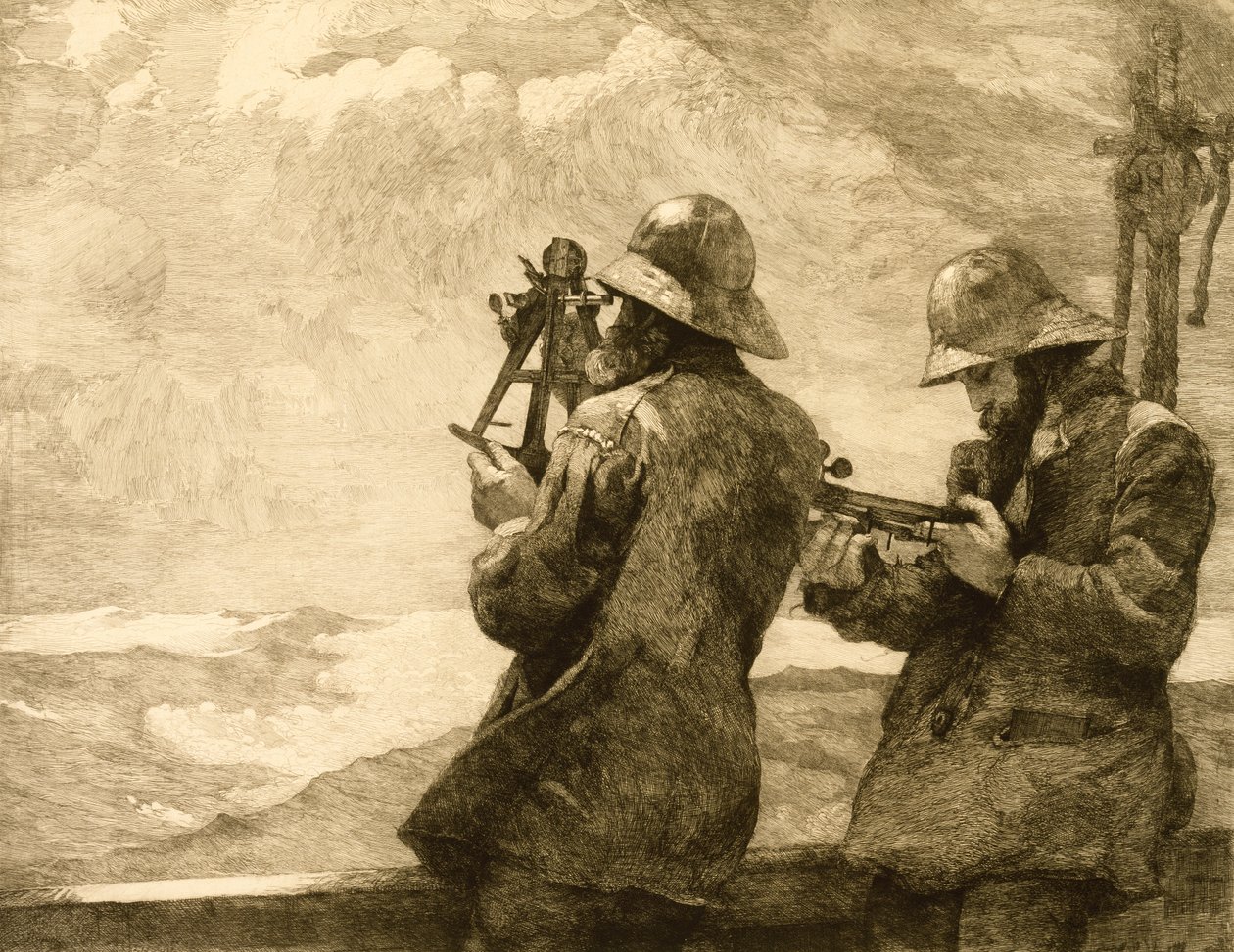 Otte klokker, 1887 af Winslow Homer