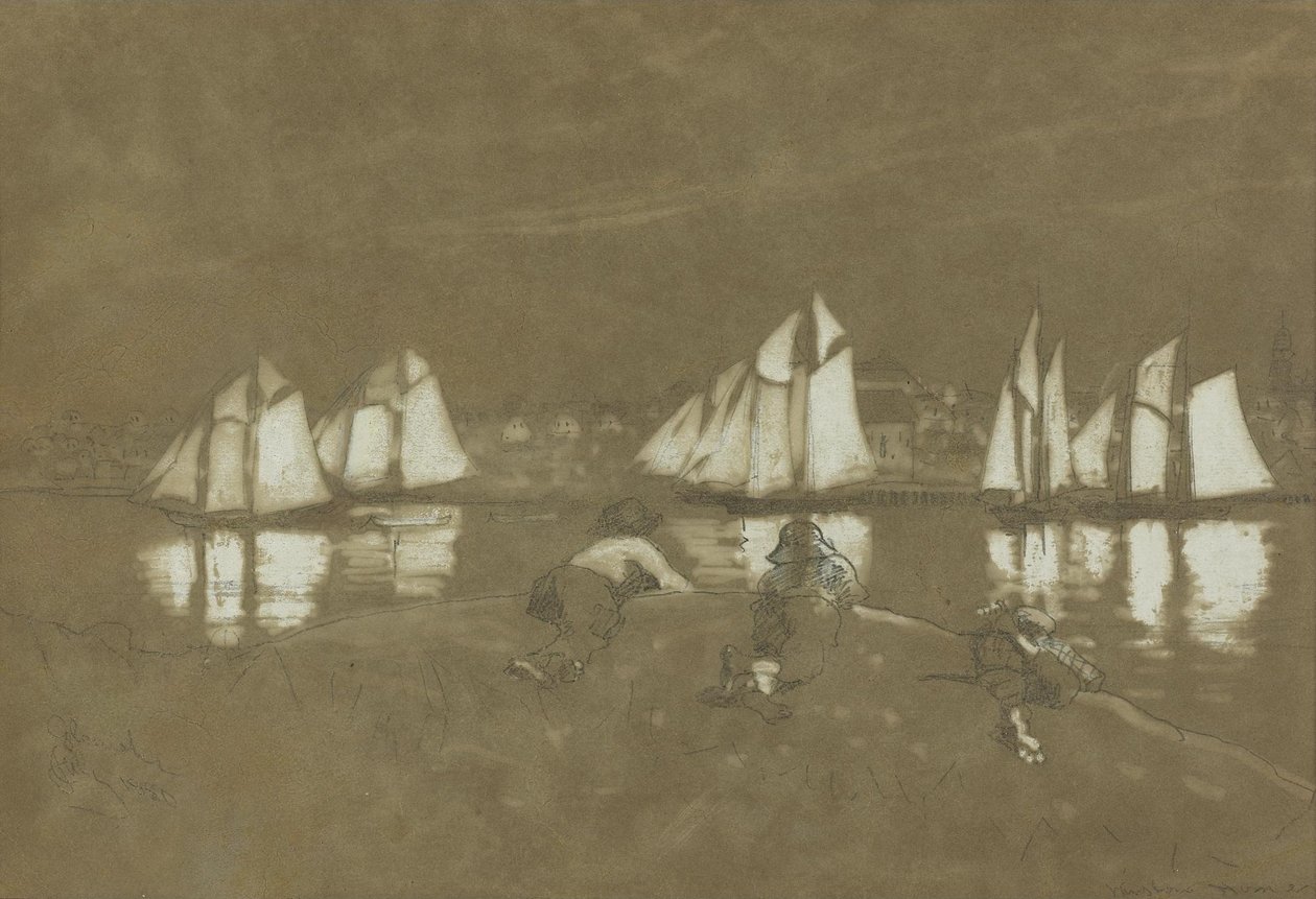 Gloucester Havn af Winslow Homer