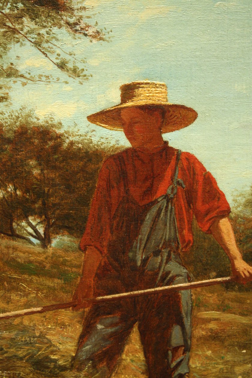Haymaking (detalje) af Winslow Homer