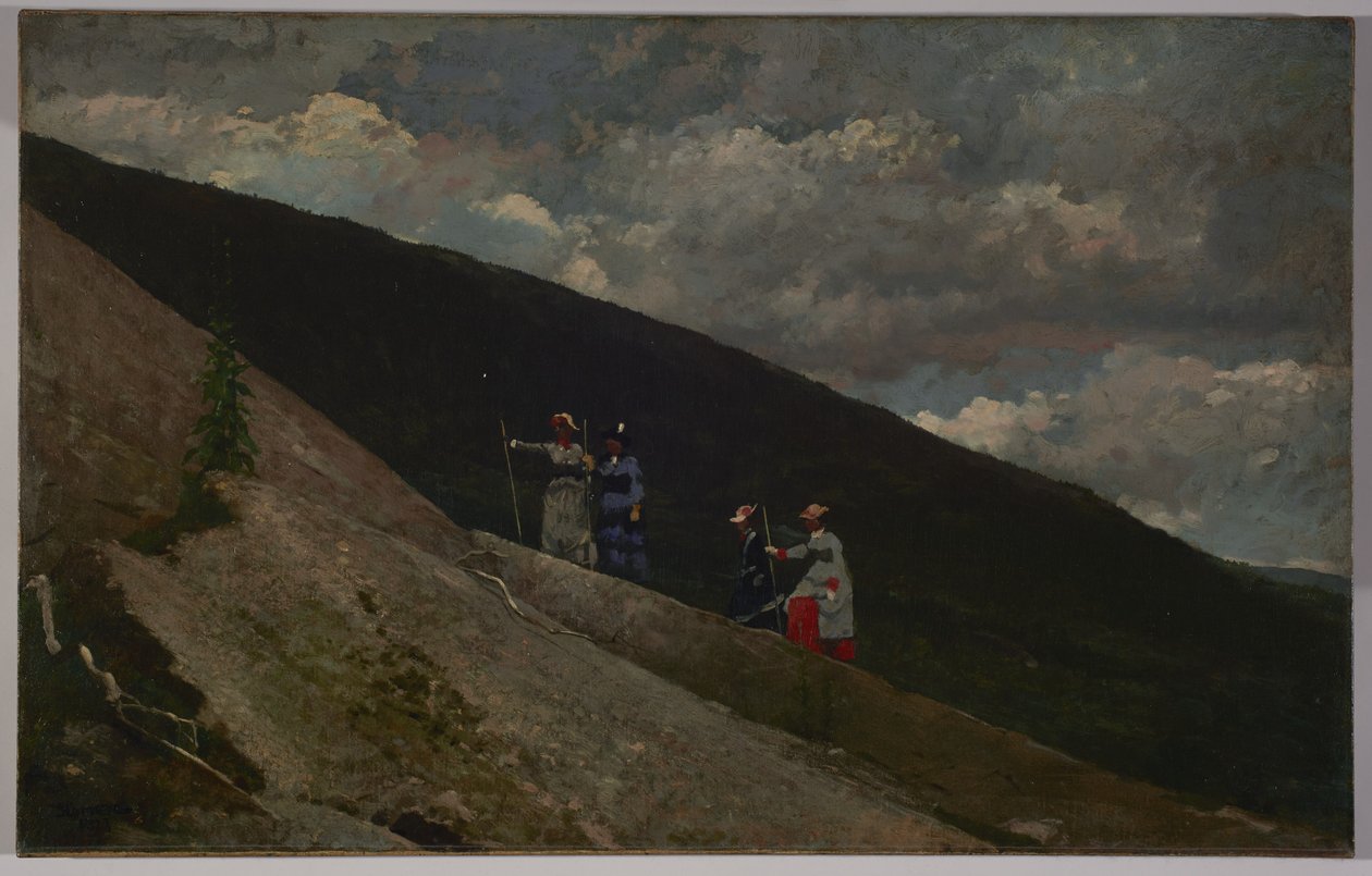 I bjergene, 1877 af Winslow Homer
