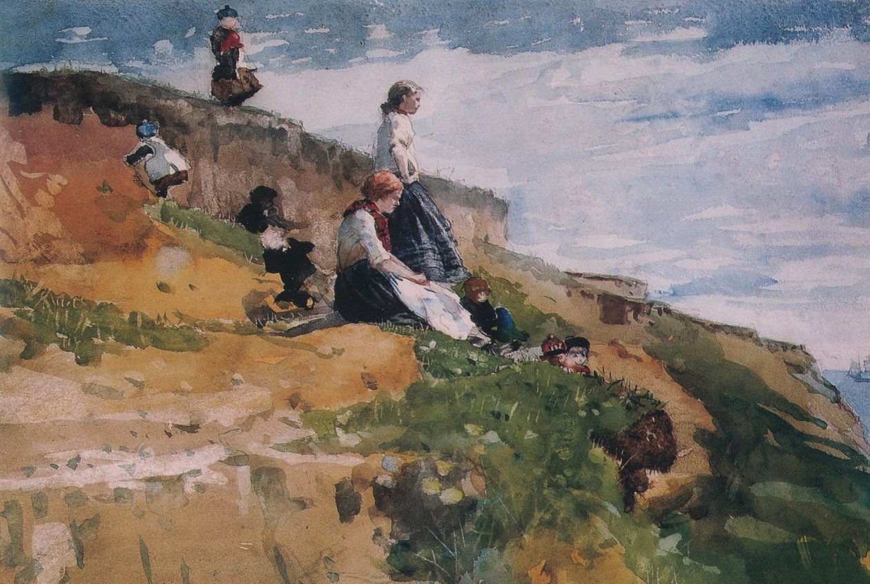På Klinten af Winslow Homer