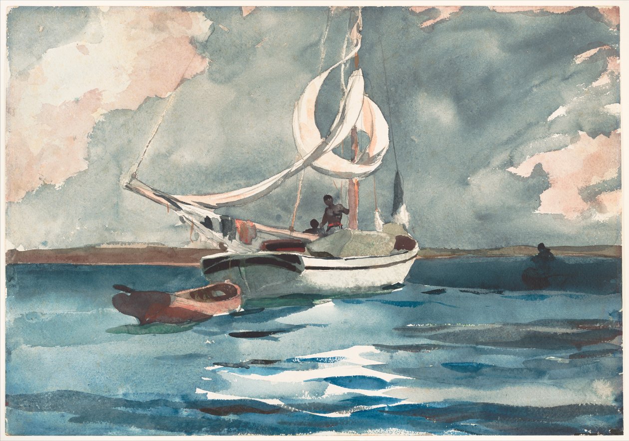 Nedrivning, Nassau, 1899 af Winslow Homer