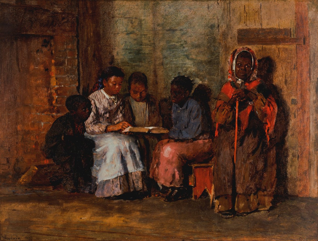 Søndag morgen i Virginia af Winslow Homer