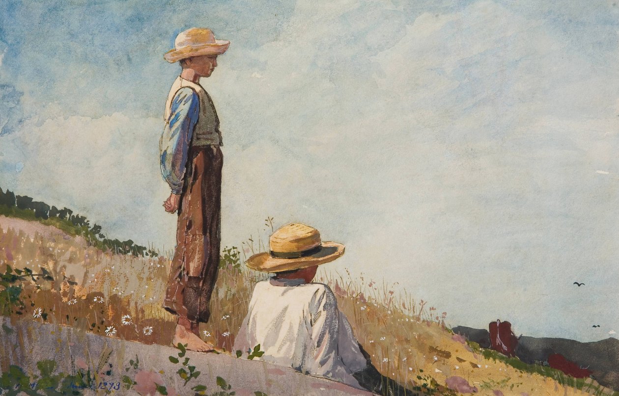 Den blå dreng af Winslow Homer