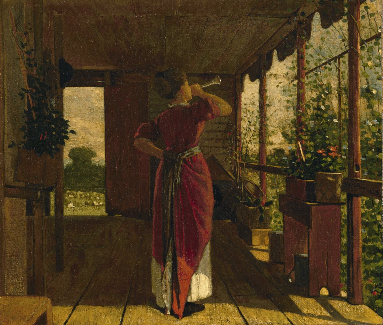 Middagshornet, 1873 af Winslow Homer