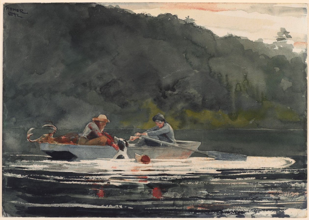 Slutningen af jagten af Winslow Homer