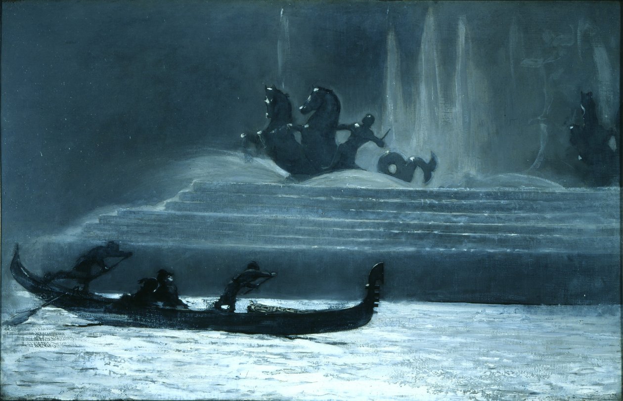 Springvandene om natten, verdens colombianske udstilling af Winslow Homer