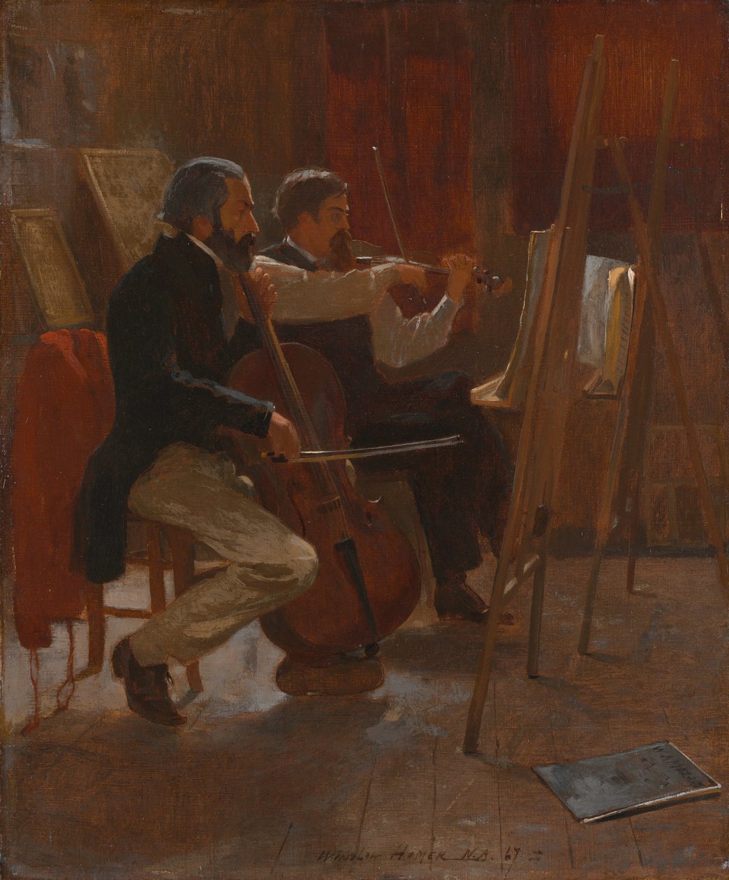 Studiet, 1867 af Winslow Homer