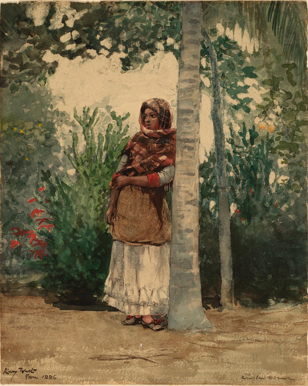 Under et palmetræ af Winslow Homer