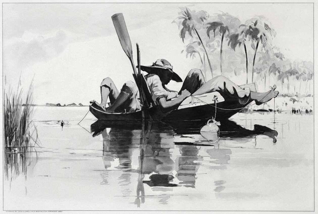 En Fiskefest, 1890. af Winslow Homer