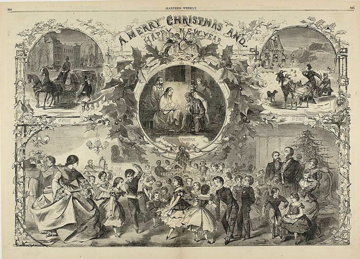 Glædelig jul og godt nytår af Winslow Homer