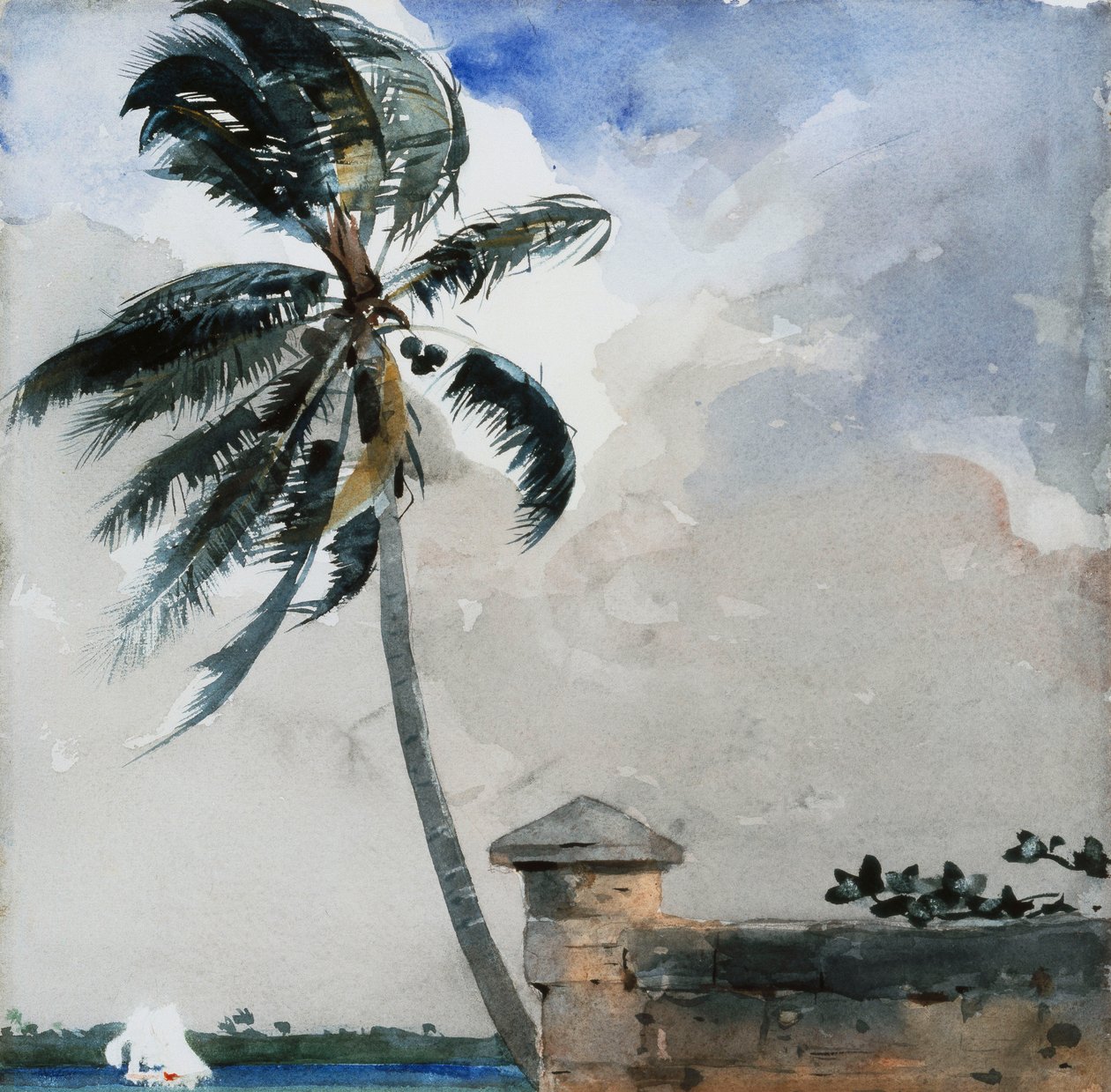 En tropisk brise, Nassau, 1889-90 af Winslow Homer