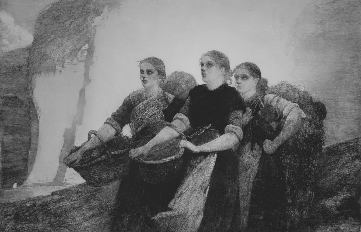 En stemme fra klipperne, 1888. af Winslow Homer
