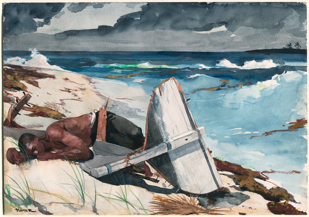 Efter orkanen, Bahamas af Winslow Homer