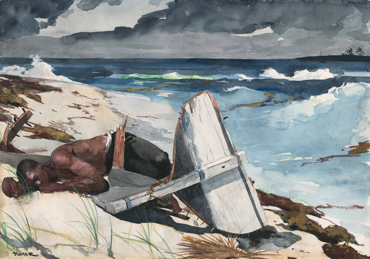 Efter orkanen, Bahamas, 1899 af Winslow Homer