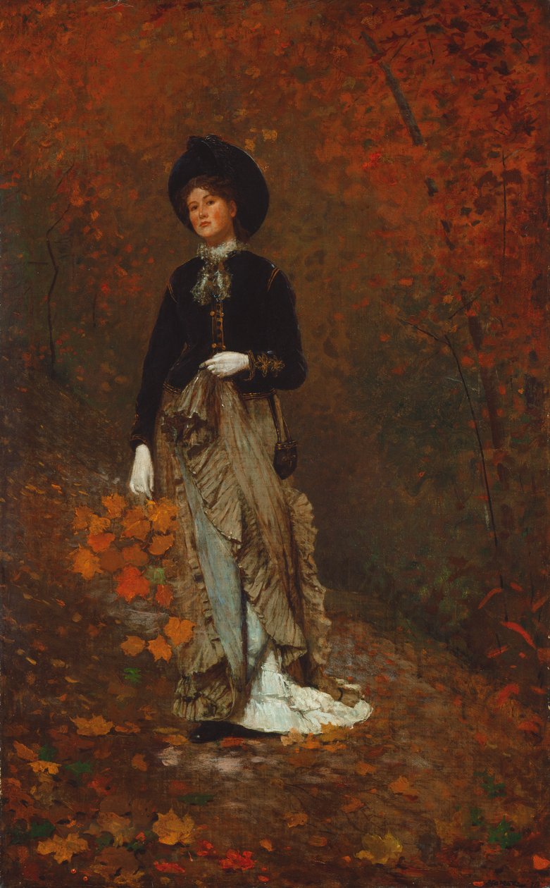 Efterår, 1877 af Winslow Homer