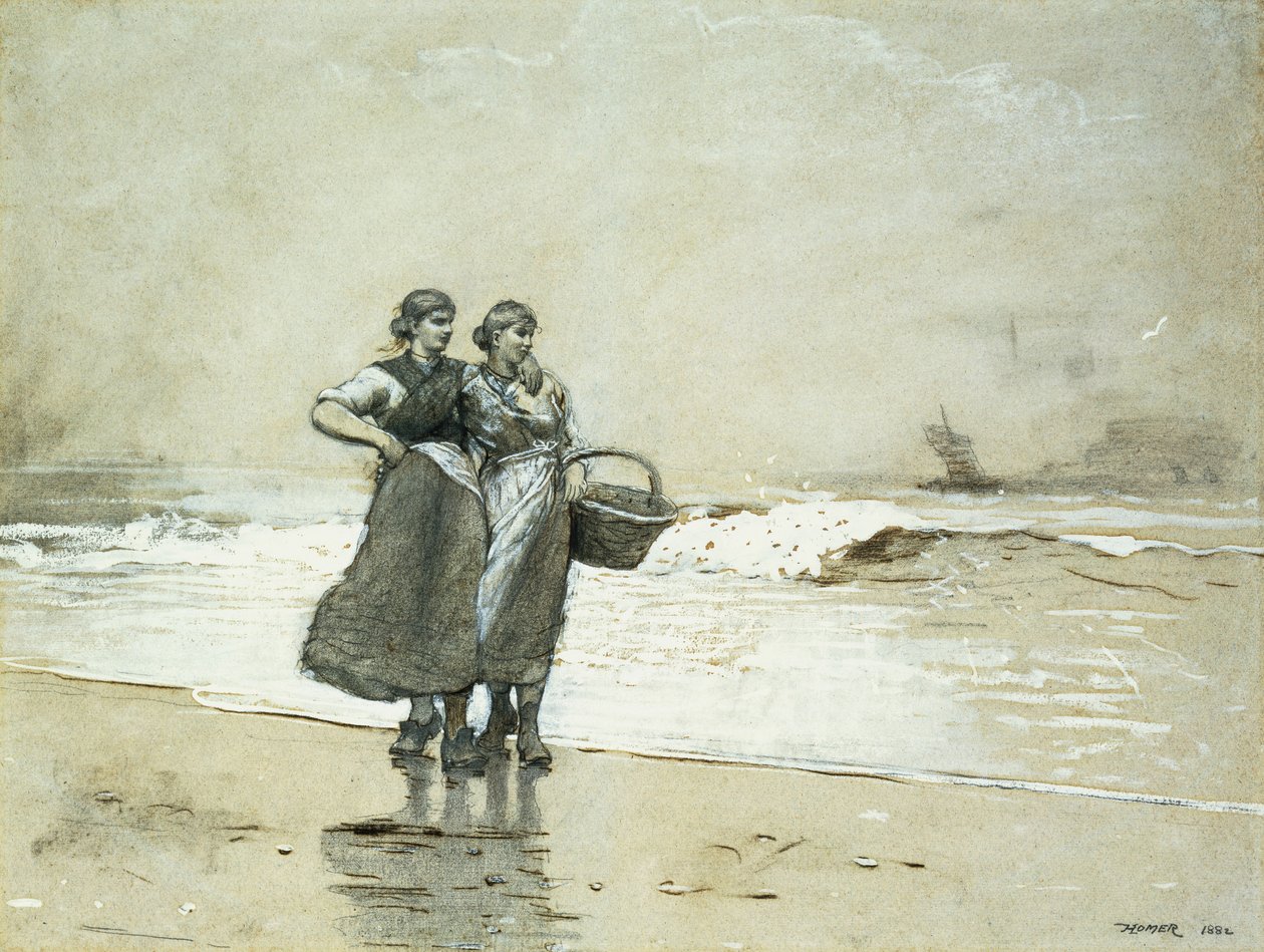 Blyth Sands, 1882 af Winslow Homer