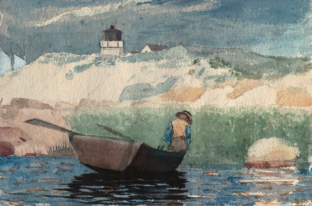 Dreng i båd, Gloucester af Winslow Homer