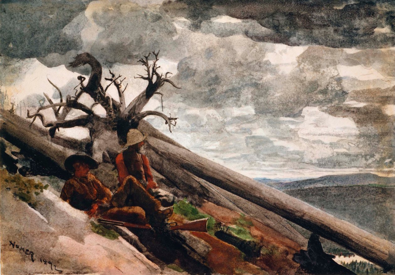 Det brændte bjerg af Winslow Homer