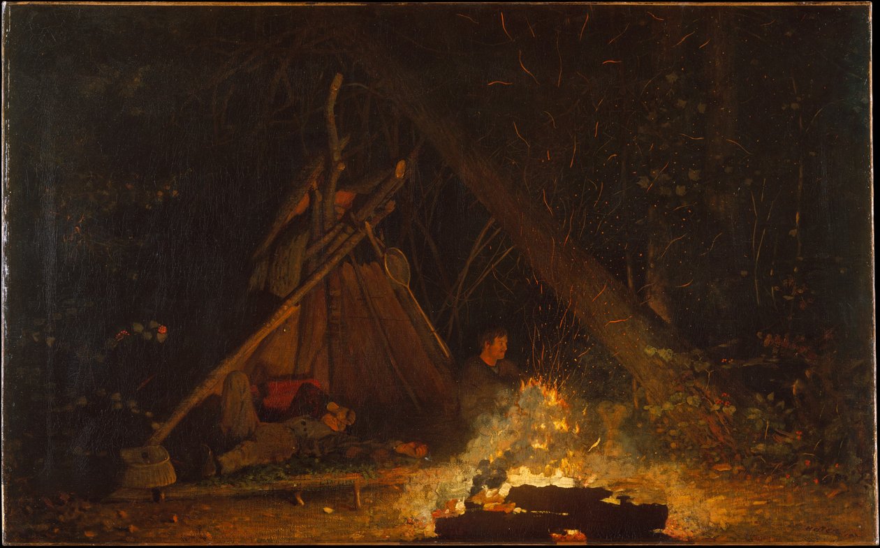 Lejrbål af Winslow Homer