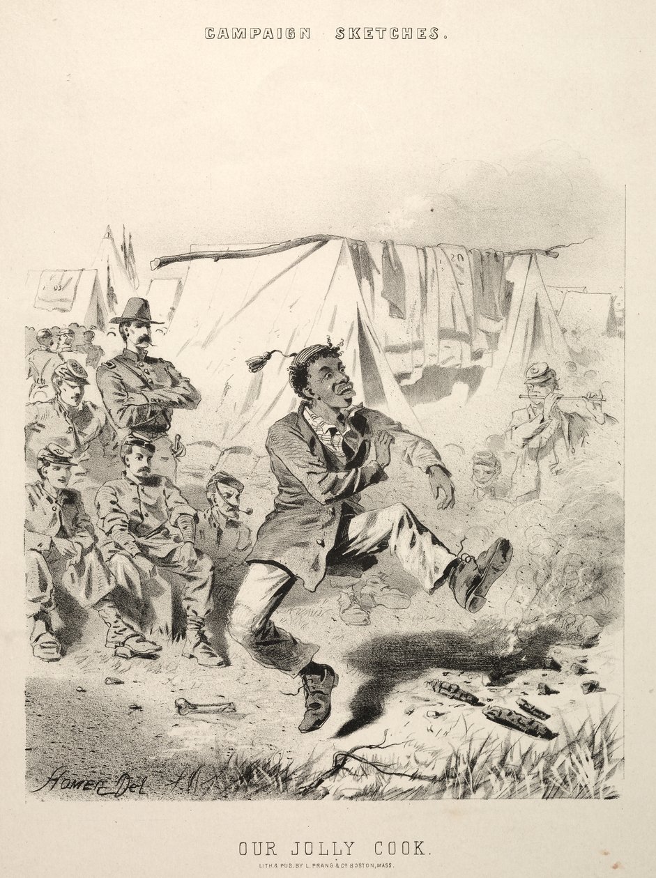 Kampagneskitser:  Vores muntre kok af Winslow Homer