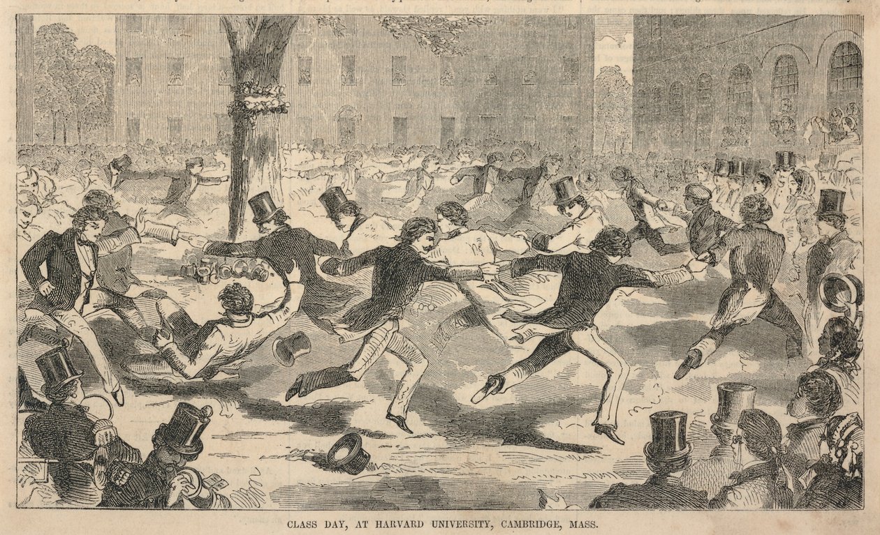 Klassens dag på Harvard University, Cambridge, Massachusetts, fra Ballou
